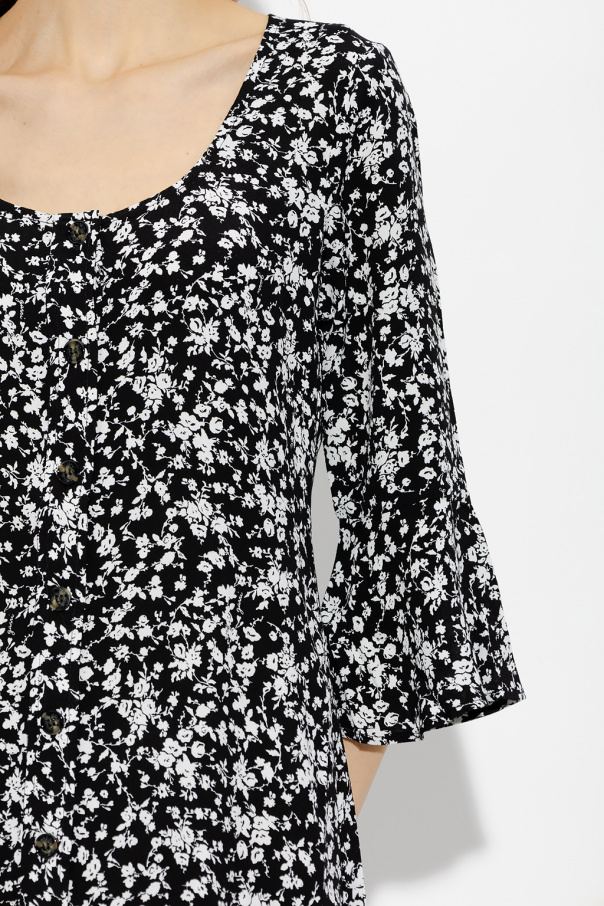 Black Floral dress Ganni Topman wide leg pants in gray corduroy Extension fmedShops Spain